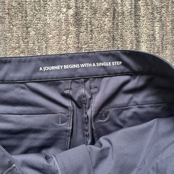 Rhone Men's Dark Navy Slim Commuter Pants, 32 W 33 L - Picture 4 of 7